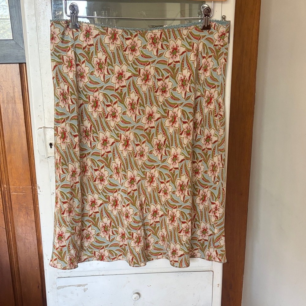 Vintage GAP Y2K SILK SKIRT, lined
